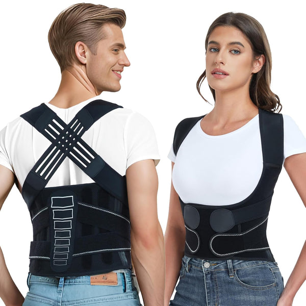 Adjustable Back Posture Corrector – Spine Alignment & Lower Back Support for Men & Women